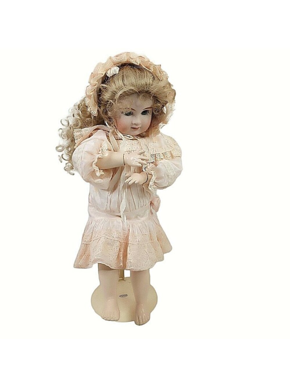 Vintage Bisque Antique Eitenne Denamur Repro Doll E 10 D Artist Colton 1993